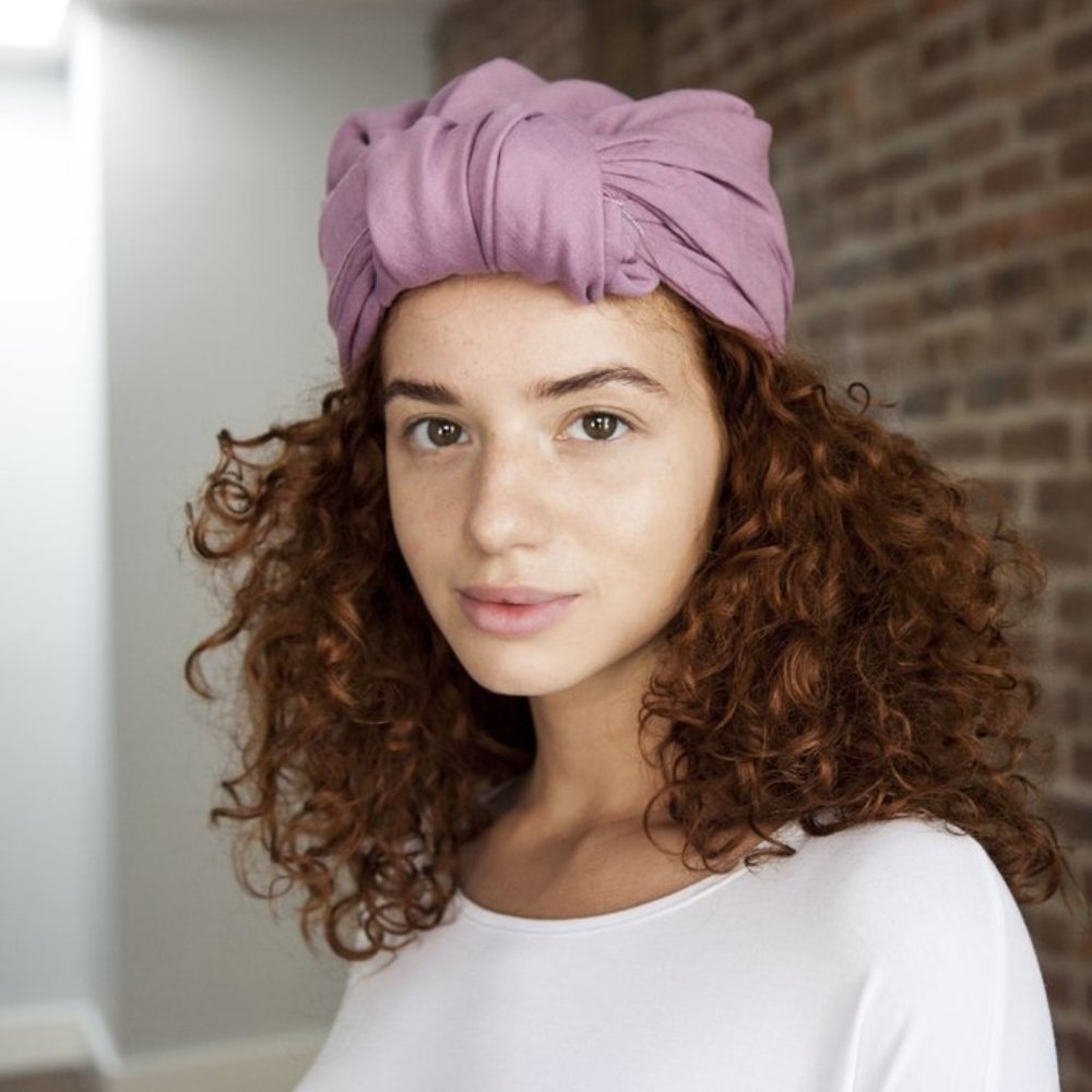 Mimu Maxi Lavender Scarf (tichel)